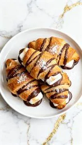 Air Fryer S’mores Crescent Rolls
