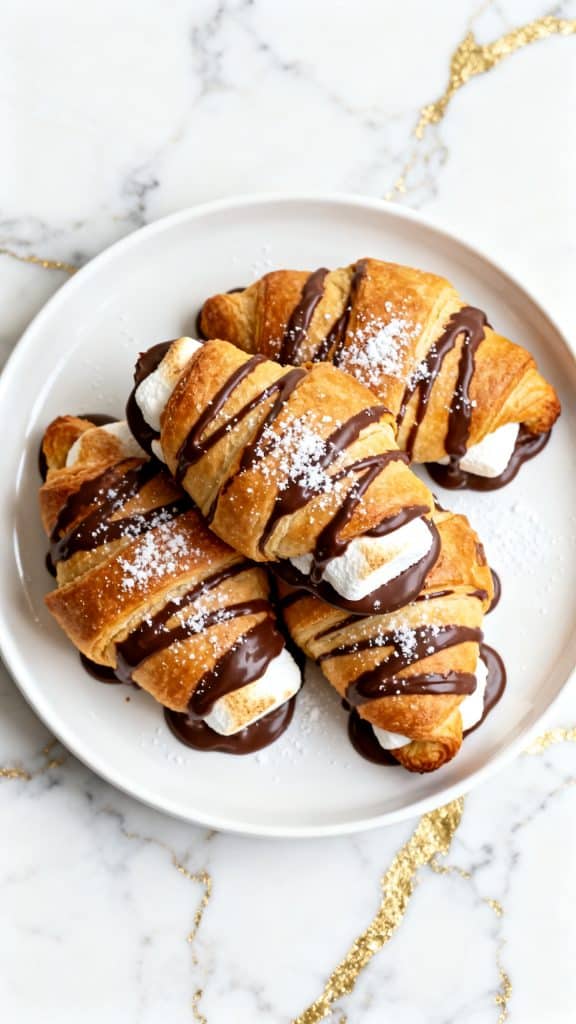 Air Fryer S’mores Crescent Rolls