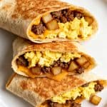 Air Fryer Breakfast Burritos