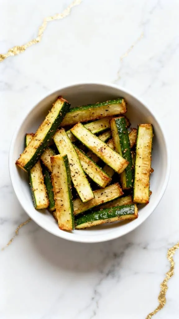 Air Fryer No-Breading Zucchini Fries