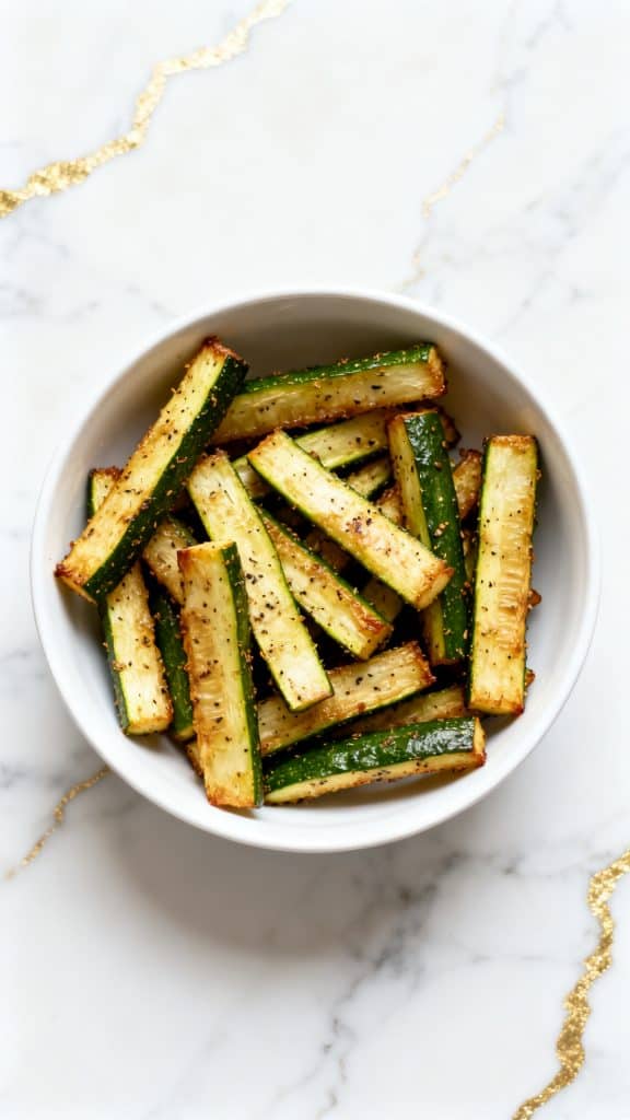 Air Fryer No-Breading Zucchini Fries