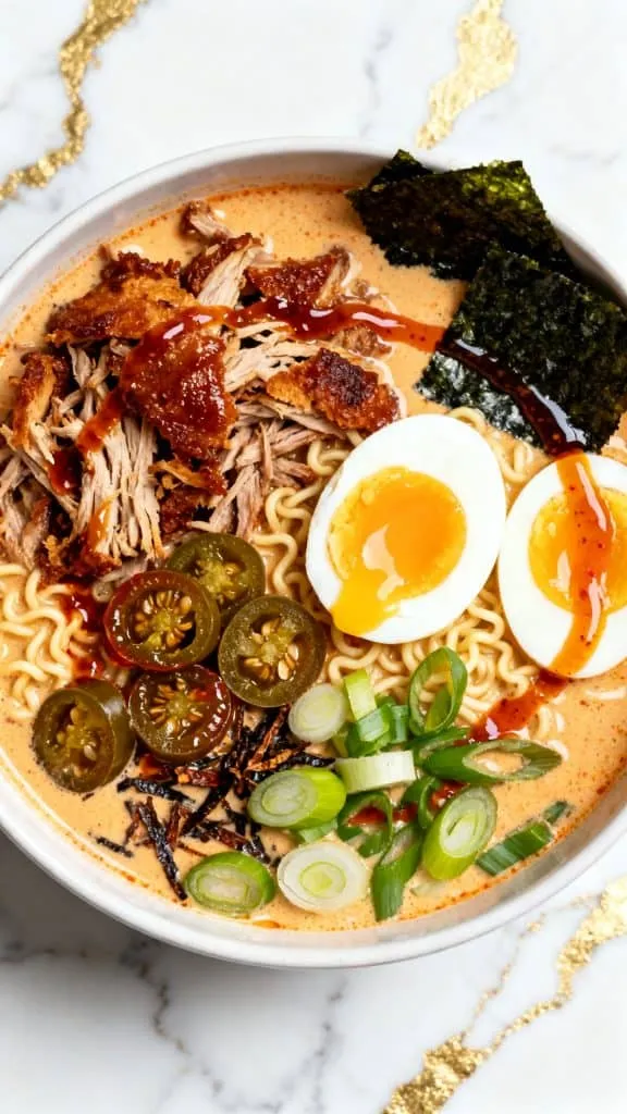 Crockpot Crispy Pork Ramen