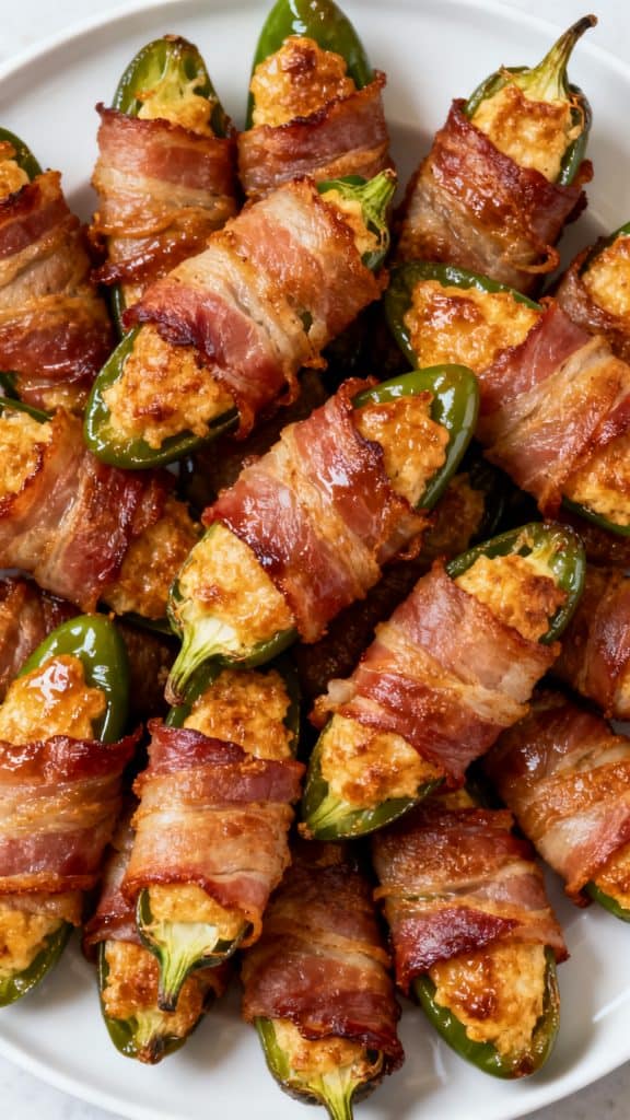 Air Fryer Bacon Wrapped Jalape&ntilde;o Poppers