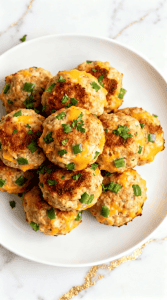 Air Fryer Jalapeño Cheddar Chicken Meatballs