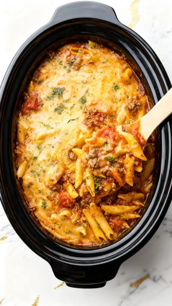 Crockpot Baked Ziti