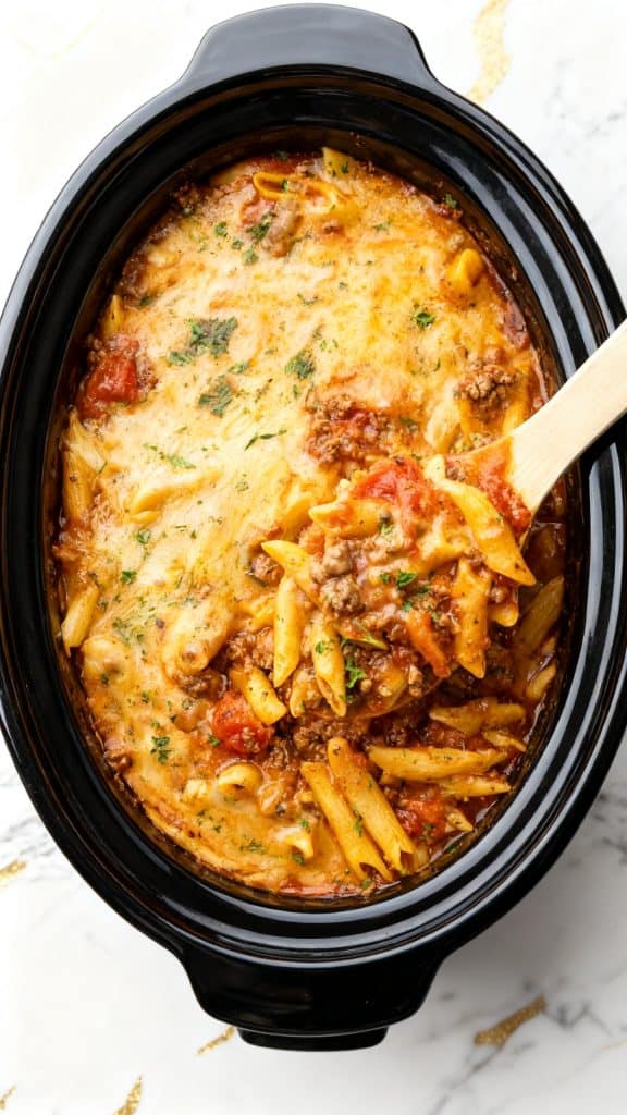 Crockpot Baked Ziti