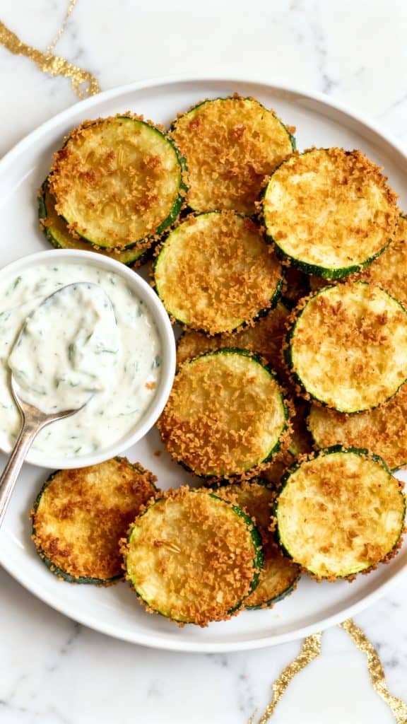 Air Fryer Zucchini Chips