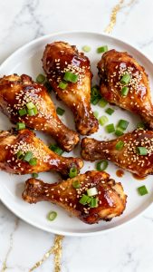 Air Fryer Honey Soy Chicken Drumsticks
