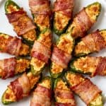 Air Fryer Bacon Wrapped Jalapeño Poppers