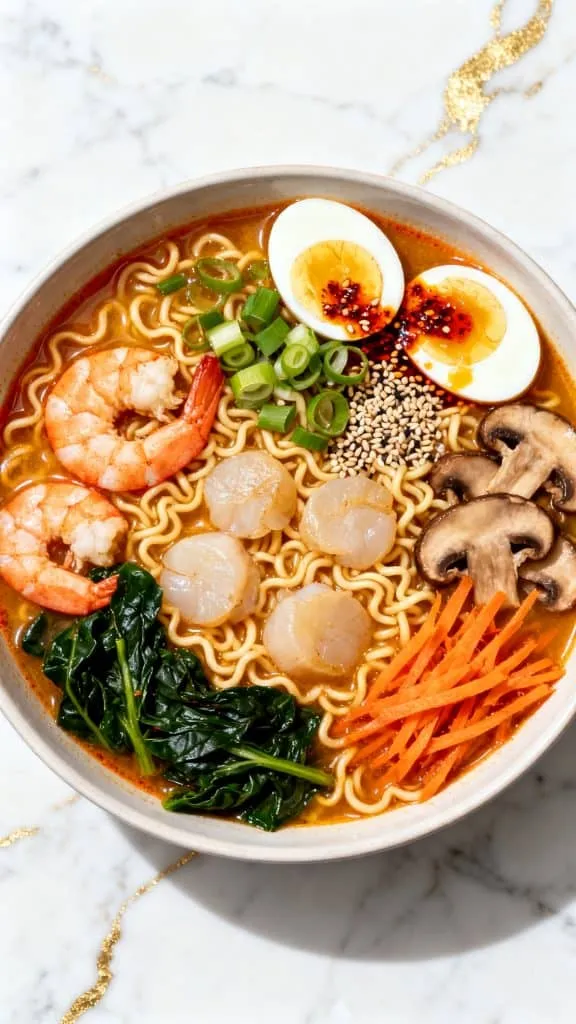 Crockpot Seafood Ramen