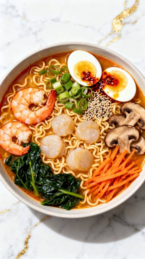 Crockpot Seafood Ramen