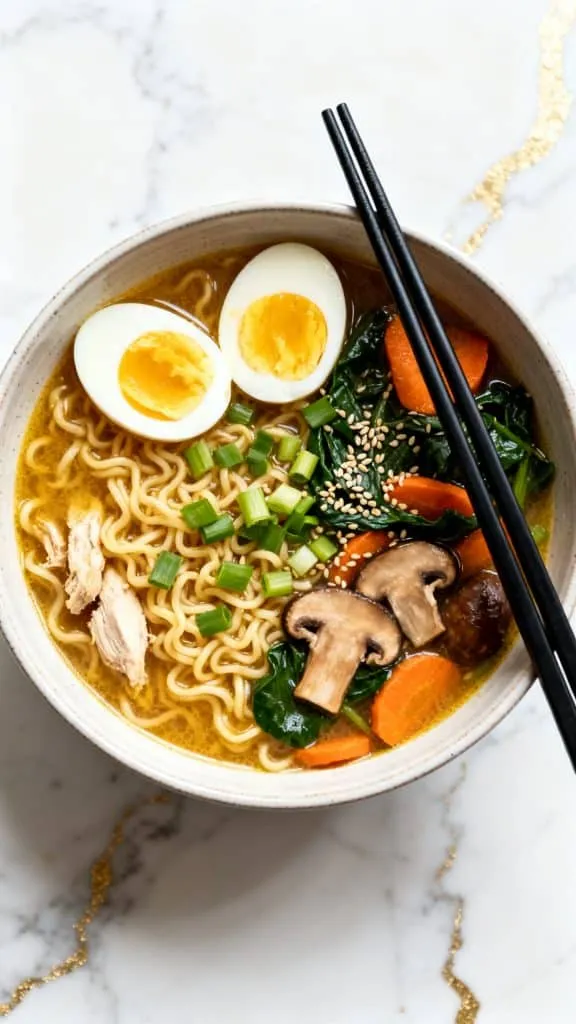 Slow Cooker Chicken Ramen