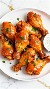 Air Fryer Buffalo Chicken Drumsticks