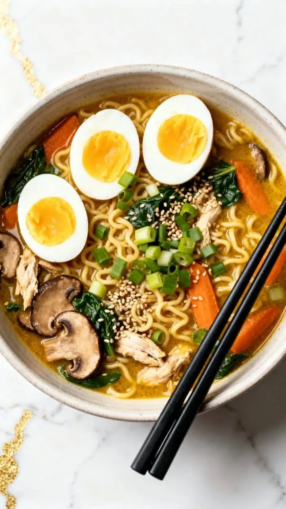 Slow Cooker Chicken Ramen