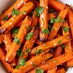 Air Fryer Carrots with Honey Garlic Butter
