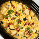 Crockpot Corn and Zucchini Chowder
