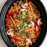Slow Cooker Beef Ramen