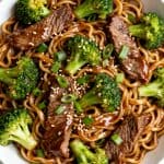 Crock Pot Beef and Broccoli Ramen