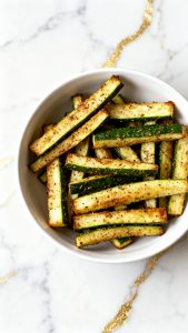 Air Fryer No-Breading Zucchini Fries