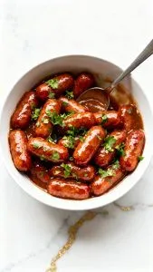 Slow Cooker Apple Butter Little Smokies