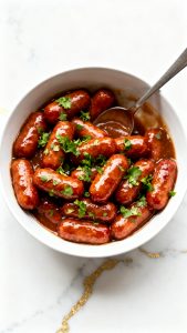 Slow Cooker Apple Butter Little Smokies