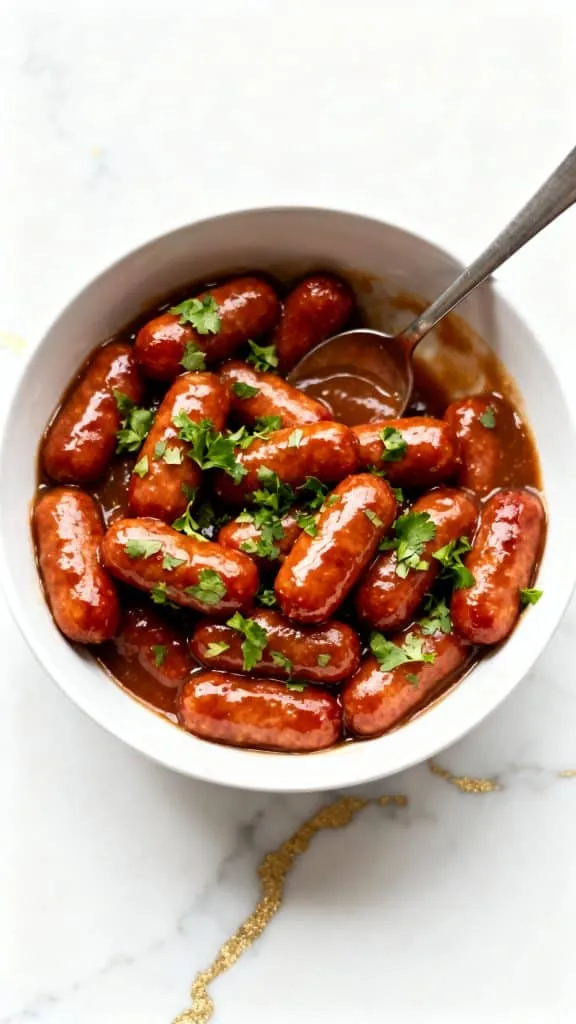 Slow Cooker Apple Butter Little Smokies
