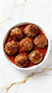 Low Carb Air Fryer Meatballs