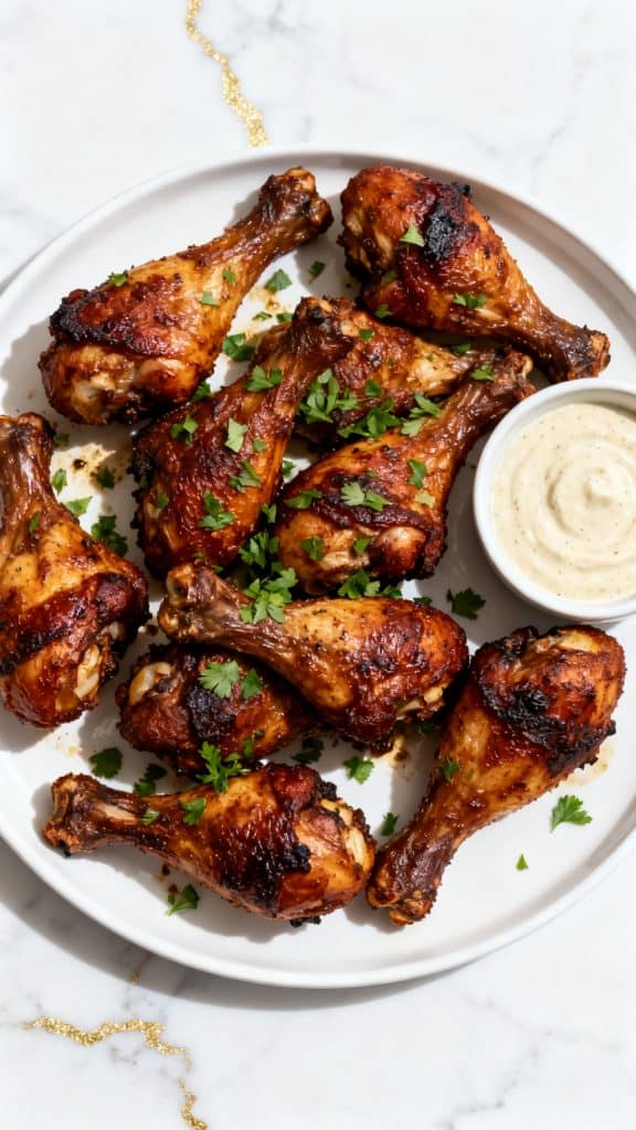 Air Fryer Bone-In Chicken Legs
