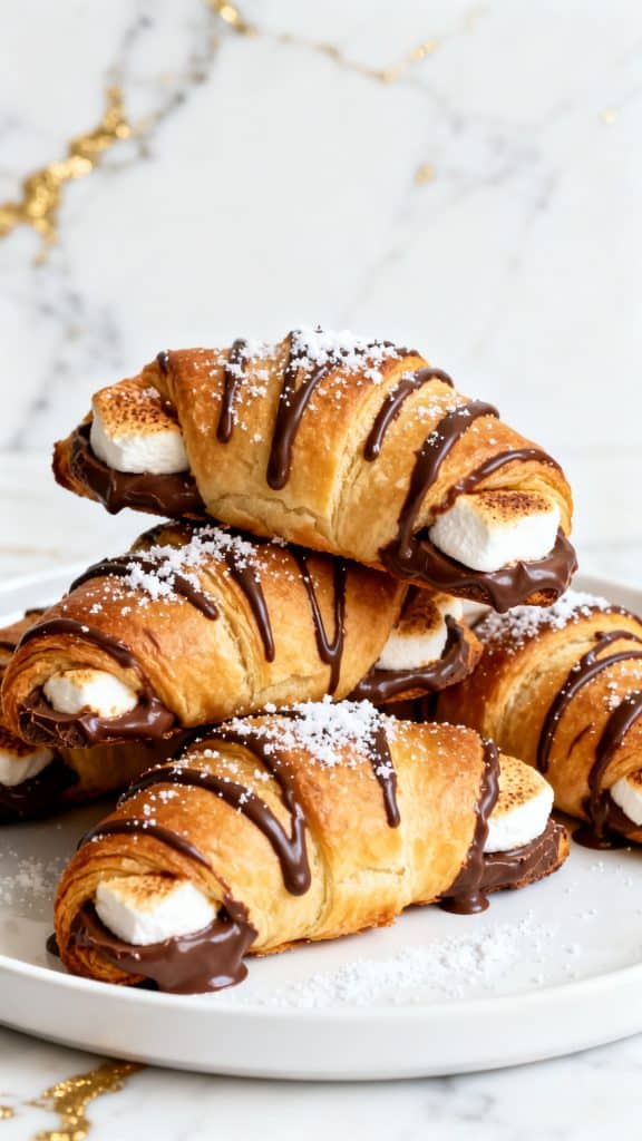 Air Fryer S’mores Crescent Rolls