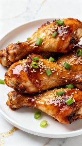 Air Fryer Honey Soy Chicken Drumsticks