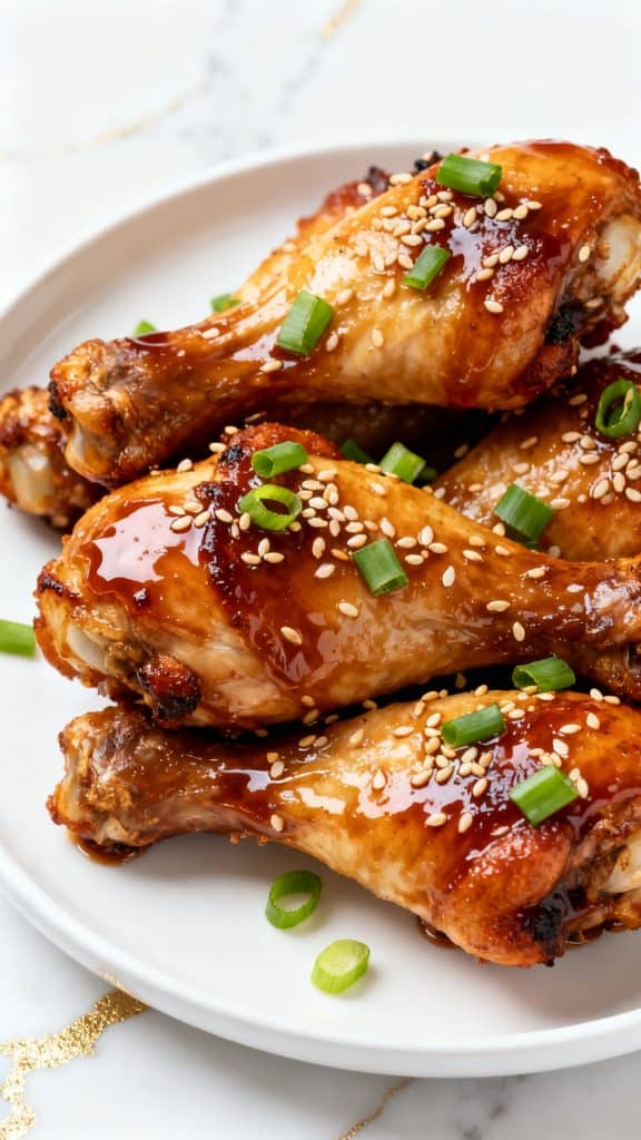 Air Fryer Honey Soy Chicken Drumsticks