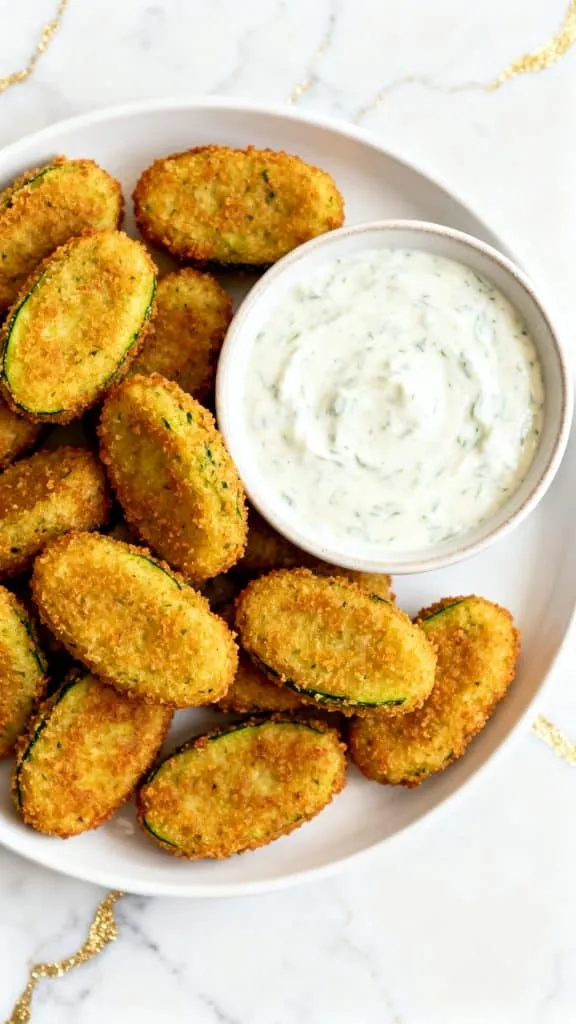 Air Fryer Zucchini Cheddar Tots
