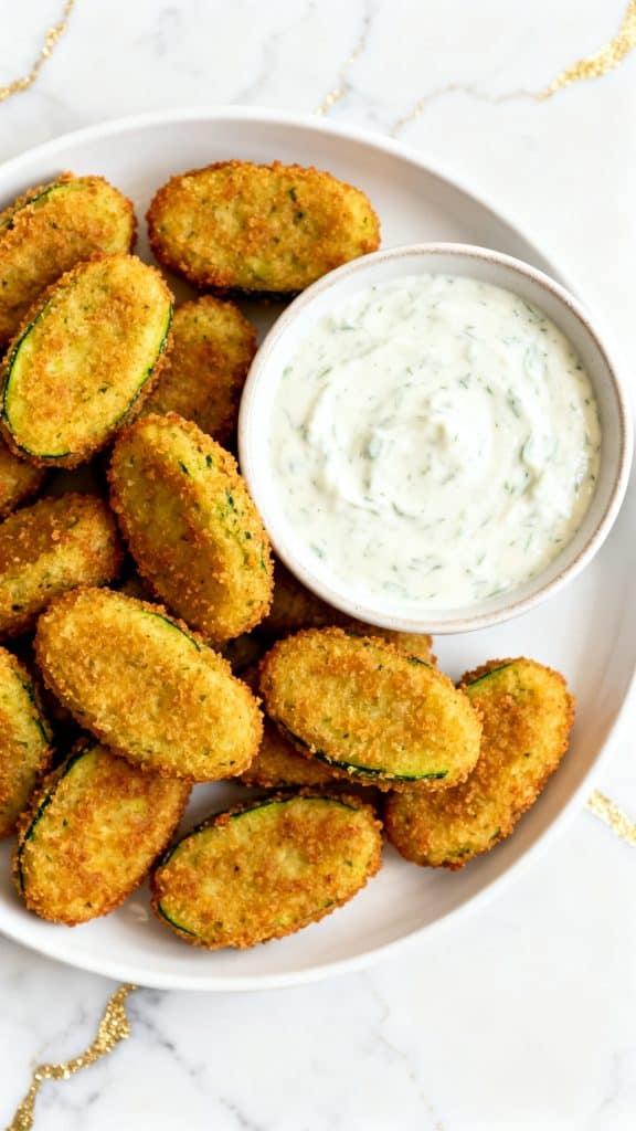 Air Fryer Zucchini Cheddar Tots
