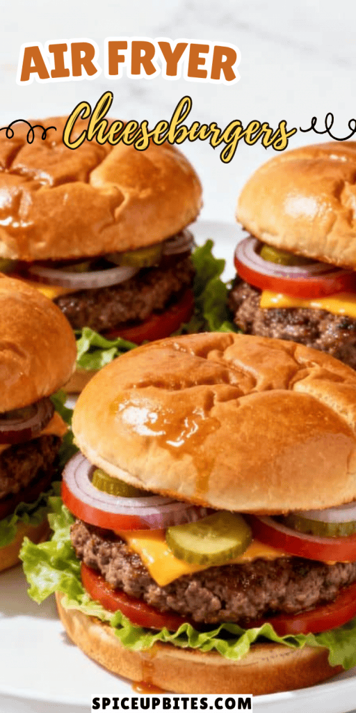 Air Fryer Cheeseburgers