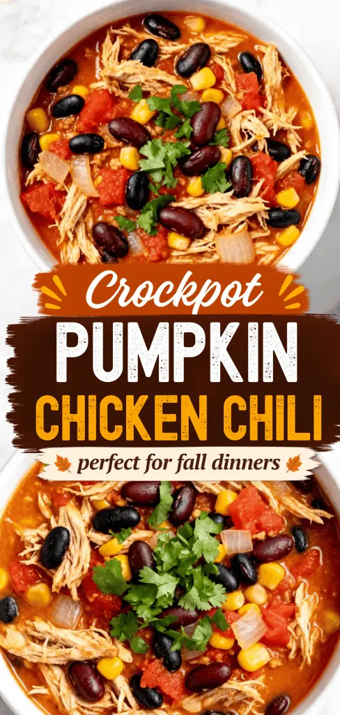 Crockpot Pumpkin Chicken Chili