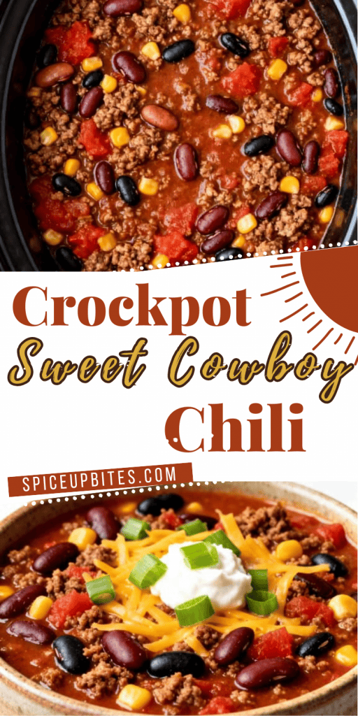Crockpot Sweet Cowboy Chili
