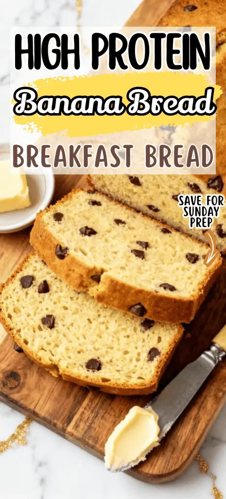 High Protein Banana Bread Breakfast Bread