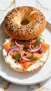 Air Fryer High Protein Cottage Cheese Bagels