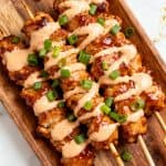 Air Fryer Bang Bang Chicken Skewers