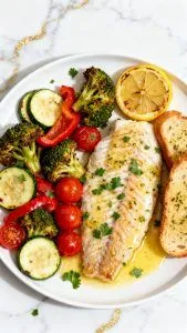 Oven Baked Tilapia and Veggies