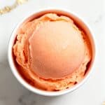 Ninja Creami Protein Peach Sorbet