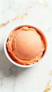 Ninja Creami Protein Peach Sorbet