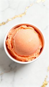 Ninja Creami Protein Peach Sorbet