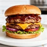 Air Fryer BBQ Turkey Burger