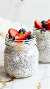 High Protein Greek Yogurt Chia Pudding