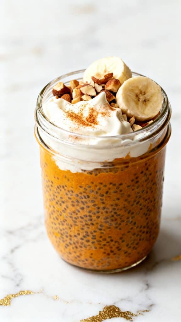 Protein Pumpkin Chia Pudding