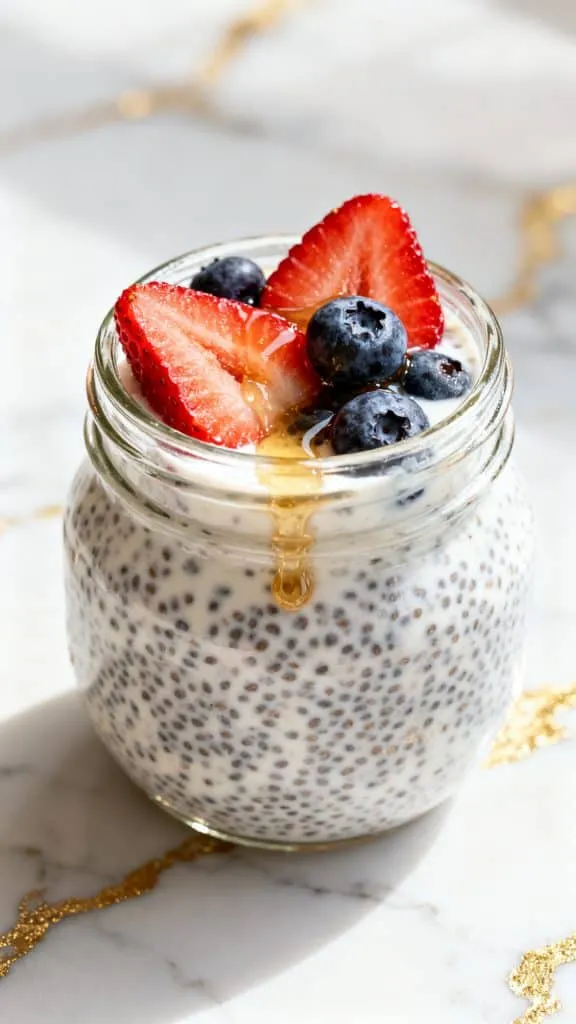 High Protein Greek Yogurt Chia Pudding