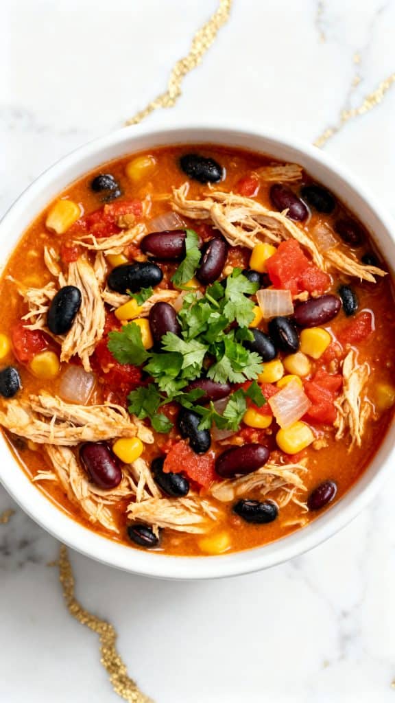 Crockpot Pumpkin Chicken Chili