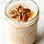 High Protein Carrot Cake Chia Pudding