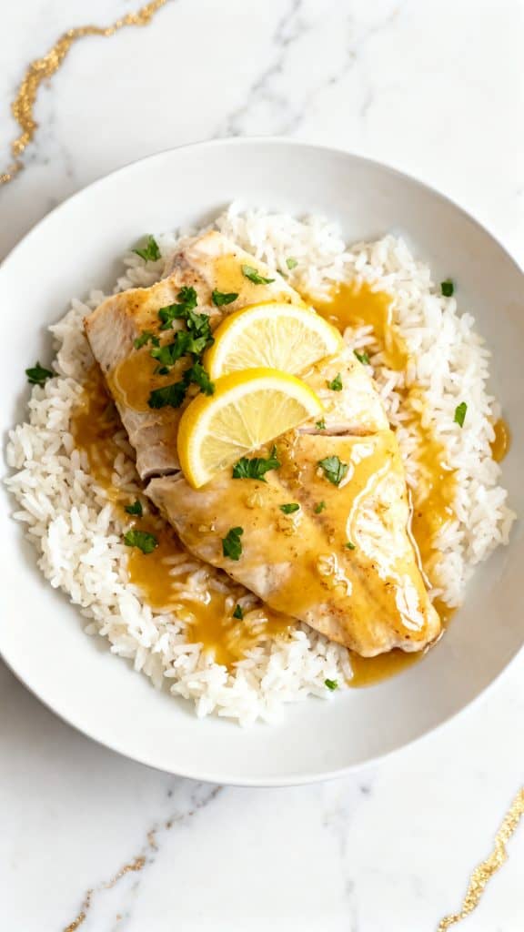 Crock Pot Garlic Butter Tilapia